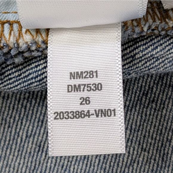 Madewell Jeans Curvy Perfect Vintage 26 Blue Denim Decatur Wash GUC NM281 - Picture 9 of 11